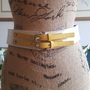 NY&C DOUBLE BUCKLE MULTI BELT